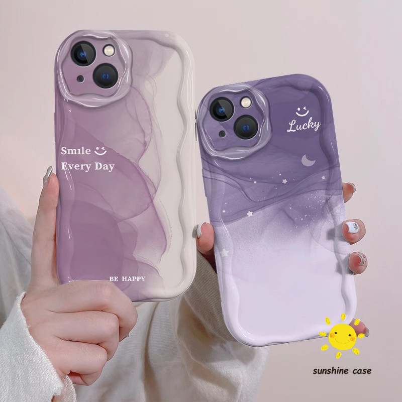 【ส่งจากไทย】จัดส่งภายใน 3 วัน เคสไอโฟน11 เคส For iPhone 11 12 13 14 15 Pro Max 7 8 Plus SE Case รอยเปื้อนไล่ระดับ เคส