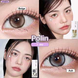 (แบ่งขาย/ยกกล่อง) MYFiPN Polin 1 Day คอนแทคเลนส์รายวัน Nanalens เลนส์ตาลูกแก้ว