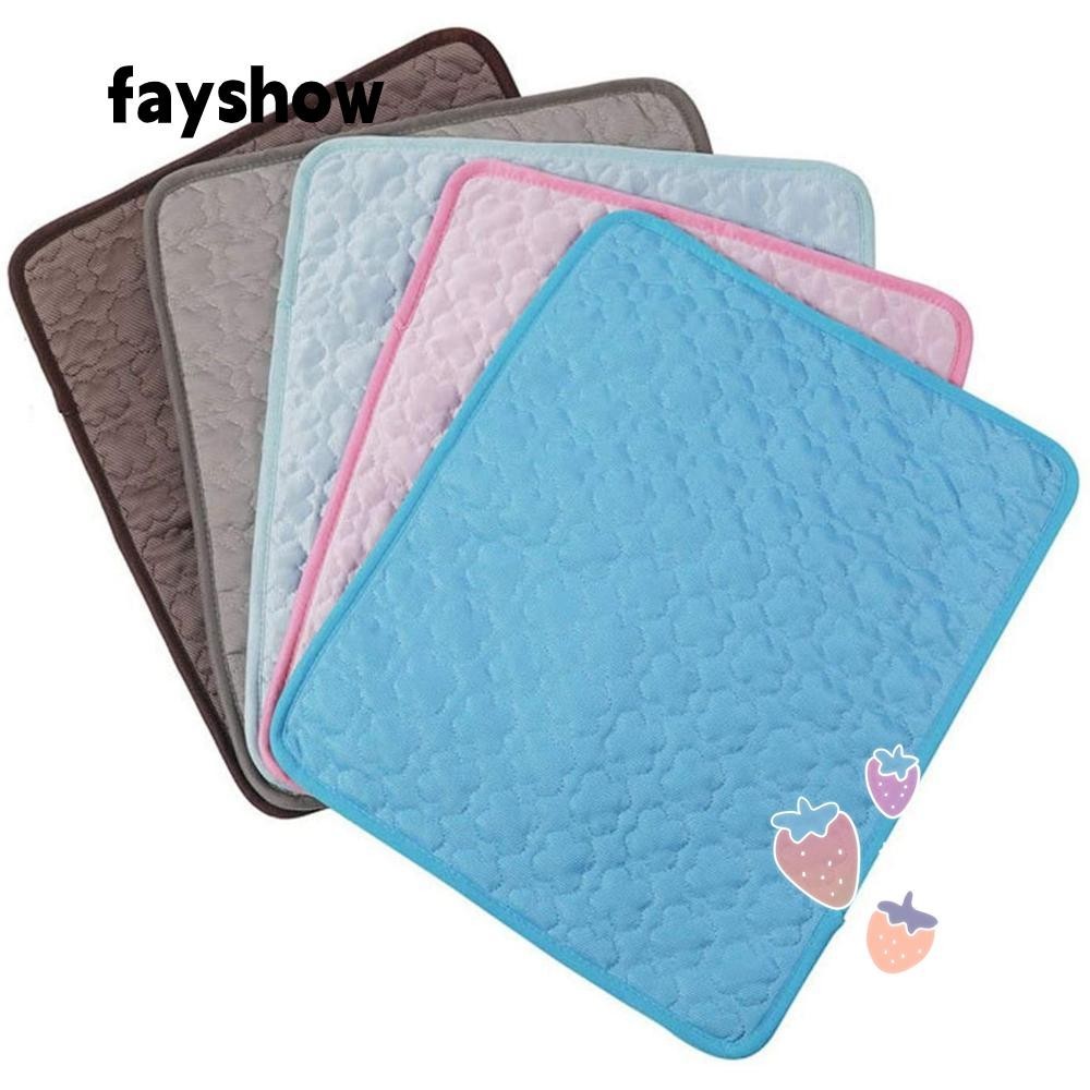 FAY Pet Cooling Mat Small Animal Moisture-proof Cool Ice Silk Cold Bed Dog Cat