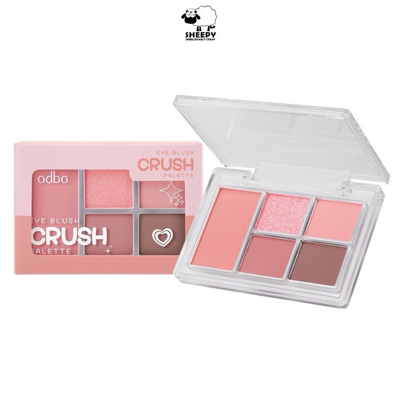 odbo อายแชโดว์ Eye Blush Crush Palette (ODS04)