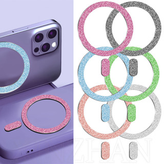 สติกเกอร์แหวนแม่เหล็กโลหะ - เข้ากันได้กับ iPhone 15 Pro  - แ…