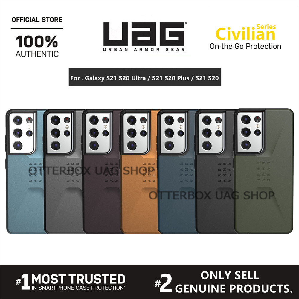 เคส UAG รุ่น Civilian Series - Samsung Galaxy S21 Ultra 5G / S21+ Plus / S21 / Galaxy Note 20 Ultra 5G / Note 20 / Galaxy S20 Ultra / S20 Plus