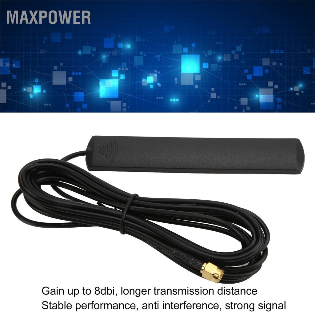 Maxpower TP-002 2G 3G 4G 5G เสาอากาศ Full Band 8DBI เสาอากาศรับสัญญาณสูง WiFi เสาอากาศไร้สายสำหรับครัวเรือน