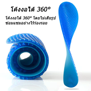รองเท้าวิ่งกีฬานวดรังผึ้งซิลิโคนอ่อนนุ่ม 1 คู่พร้อมพื้นรองเท้า