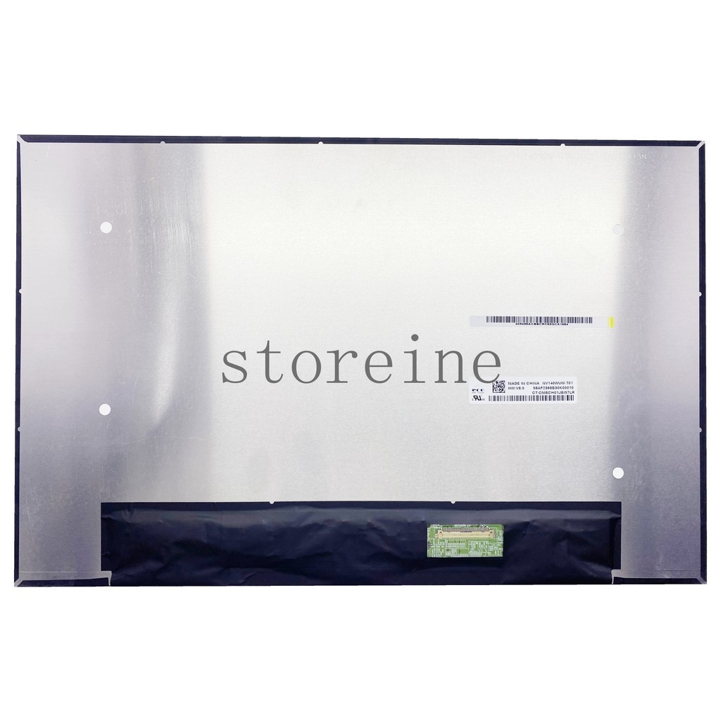 NV140WUM-T01 V8.0 14 นิ้ว IPS แผง matrix EDP 40Pin LCD จอแสดงผล LED หน้าจอสัมผัส FHD 1920X1200
