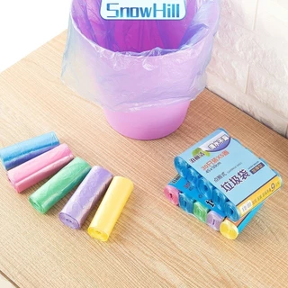 S.H ถุงขยะม้วนแพค ราคาประหยัด แบบม้วน ถุงขยะ Color Waste Bags