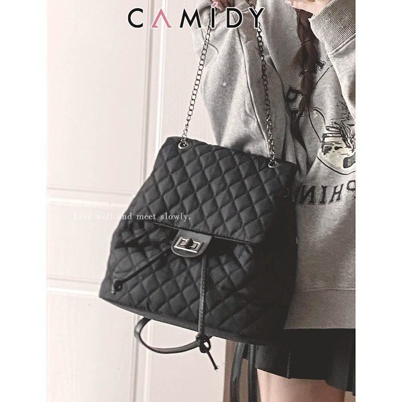 Camidy กระเป๋าเป้สะพายหลัง ขนาดเล็ก สไตล์เกาหลี สําหรับผู้หญิง นักเรียน
