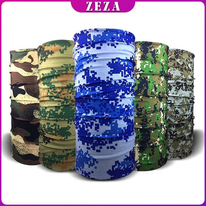 ZEZA ผ้าบัฟกันฝุ่น โพกหัว ผ้าปิดหน้า กันแดด เลือกลายได้ แดด UV  Magic turban - รูปที่ 3