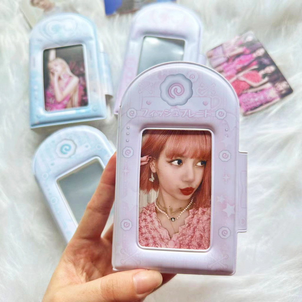 Ins Dreamy โบราณสไตล์ตอนเช้า 32 ช่อง PP Photocard Sleevs Card Case Idol สามนิ้ว Lomo Cards Organizer Skeleton อัลบั้ม