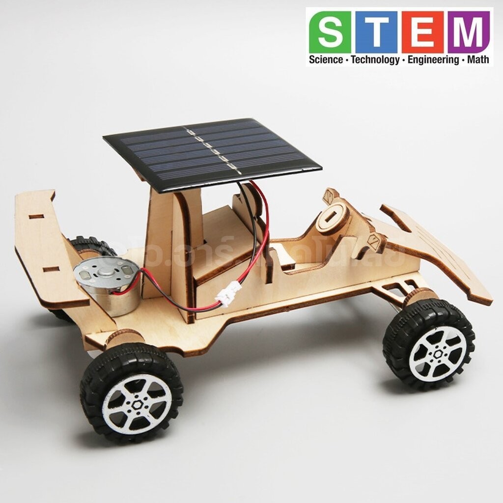 T-M204 ชุดประกอบไม้ รถแข่ง พลังงานแสงอาทิตย์ Solar Racing Wooden Kit STEM Education ของเล่นเสริมทักษะ เสริมพัฒนาการ - รูปที่ 3
