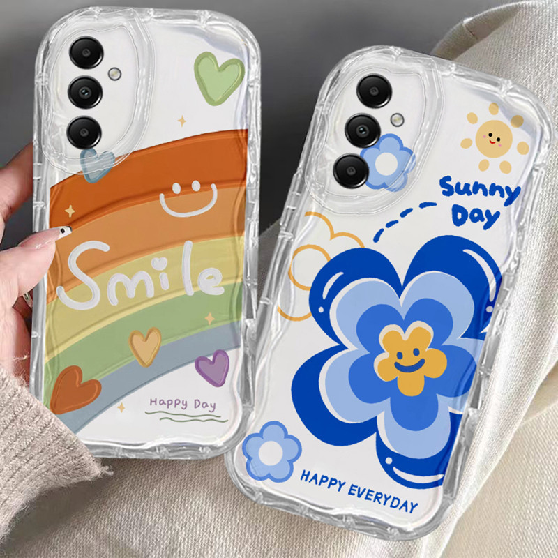 เคส Samsung A04S A05S A13 5G A14 5G A14 LTE A15 5G A24 A25 5G A34 5G A54 5G A55 5G กรณีโทรศัพท์สายรุ้ง TPU กรณีโทรศัพท์ FOUR