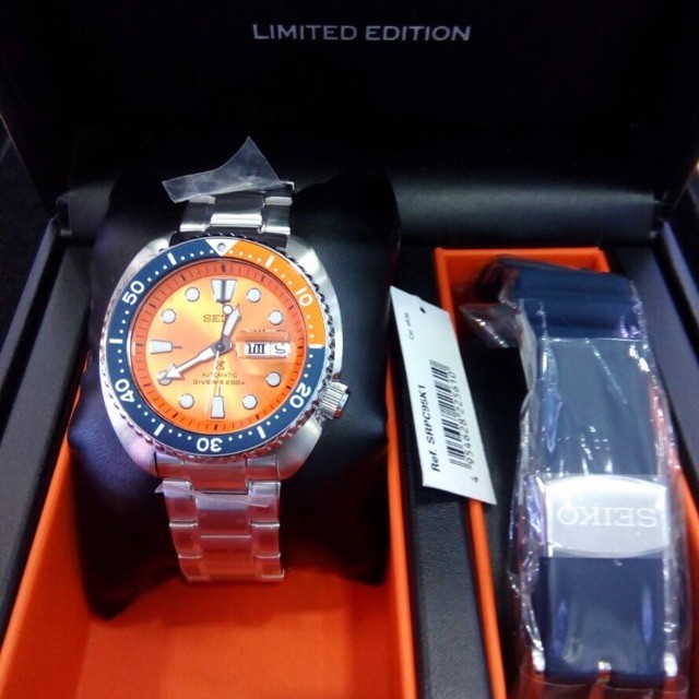 SEIKO Prospex  Orange Turtle  Limited Edition SRPC95K