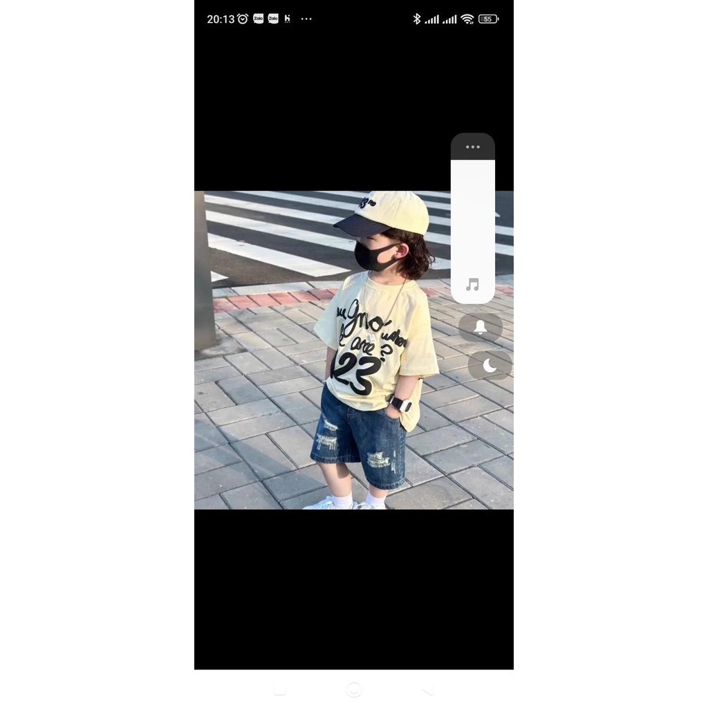 (LIVE DEAL WITH HAT) เสื้อผ้าชุด 123 กางเกงยีนส์ขาสั้น 9-28kg