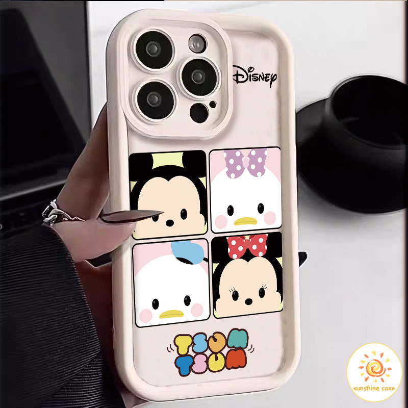 เคสโทรศัพท์มือถือ TPU แบบป้องกันทุกด้านของการ์ตูนดิสนีย์ ไอโฟน11 For iPhone12 13 14 15Pro MAX X XS XR XS 7 8Plus SE2020