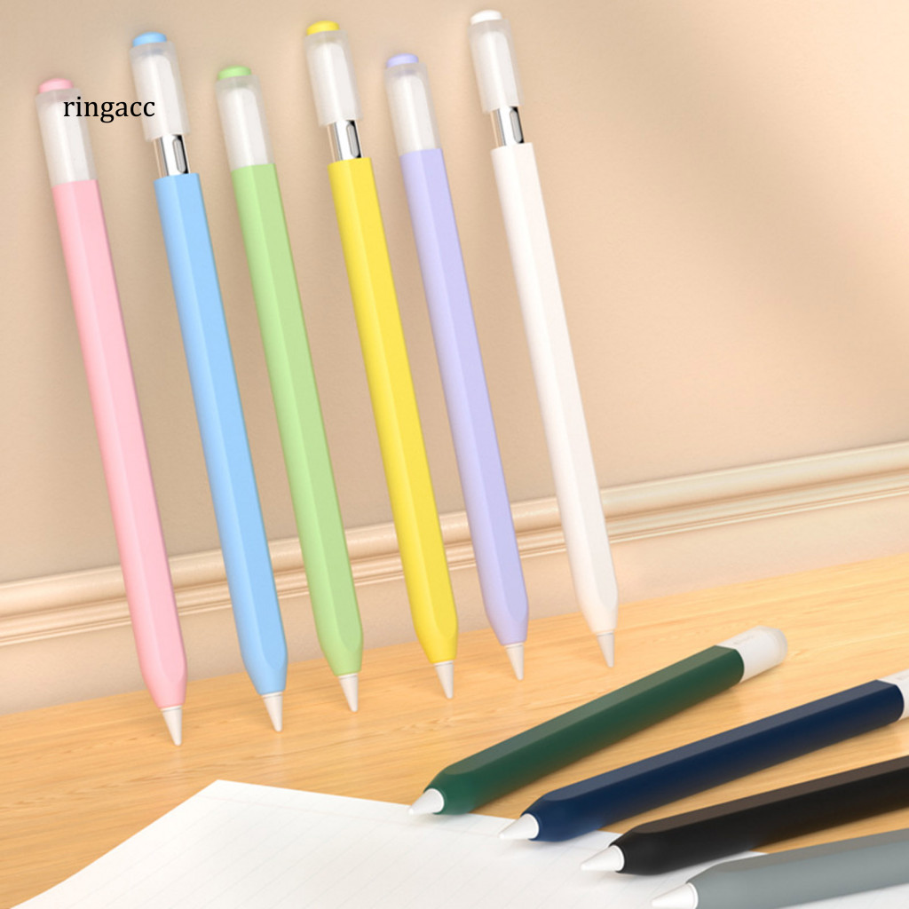 Rga เคสปากกาสไตลัส ซิลิโคน กันลื่น สําหรับ Apple Pencil 3