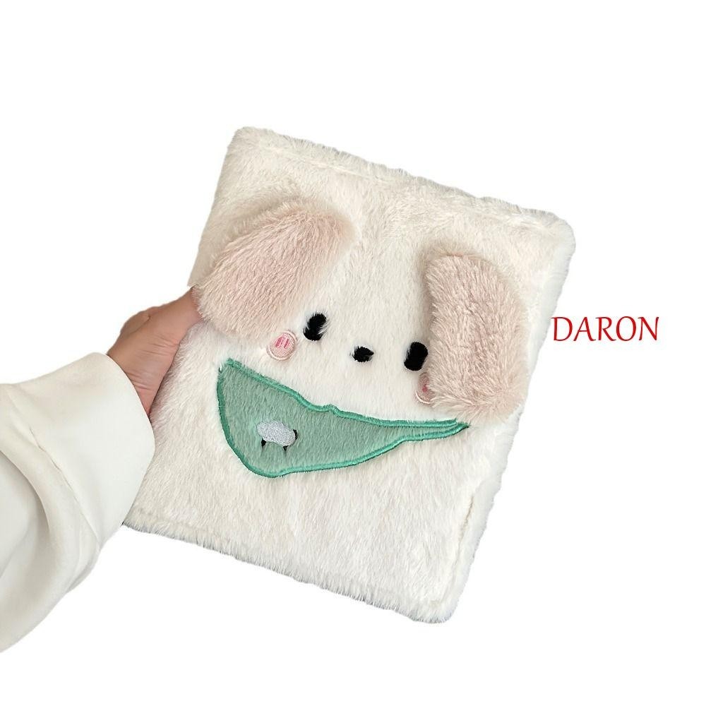 Daron แฟ้มใส่โฟโต้การ์ด PVC ลายการ์ตูนสุนัข a6 a6 4 ช่อง 10 ชิ้น