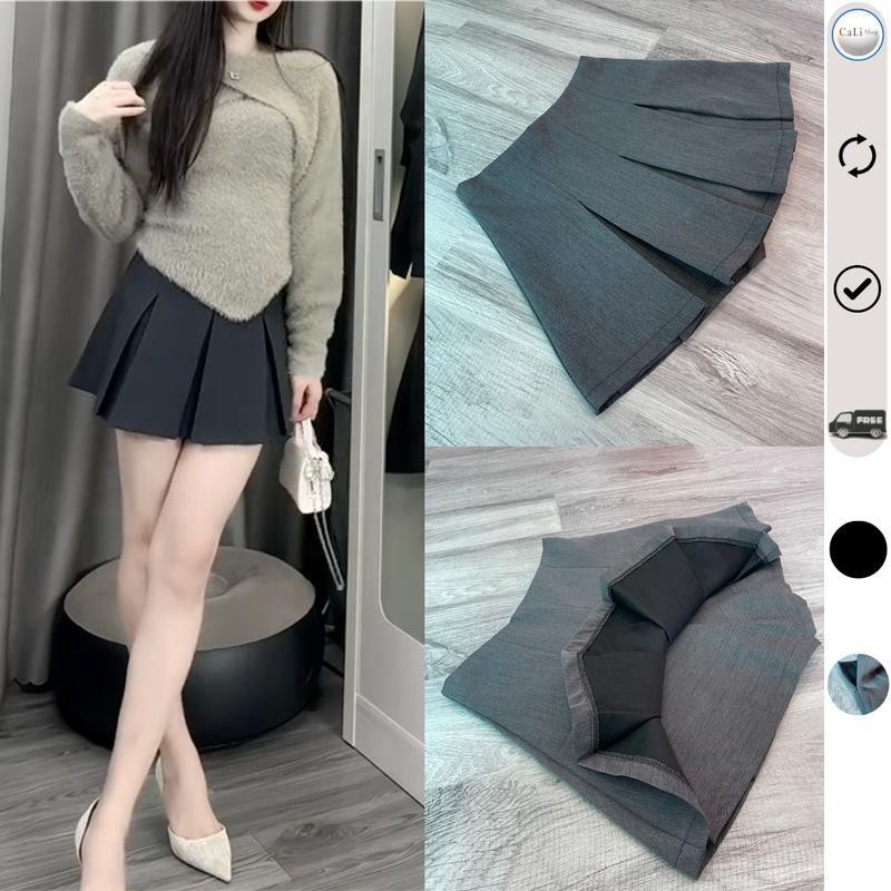 MIMI&DIDI.กระโปรงจับจีบ [สินค้า QC คุณภาพสูง]#8810