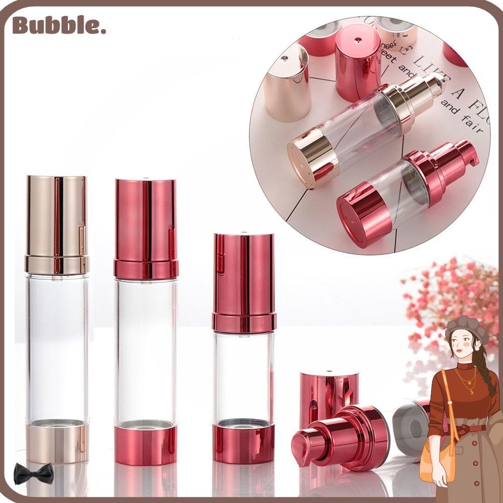 Bubble ขวดปั๊มบีบครีม เติมได้ ขนาดพกพา 15 30 50 มล.