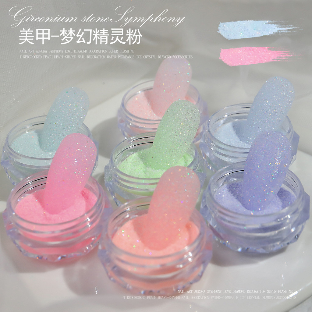 ผงกลิตเตอร์ รูปเอลฟ์ สําหรับตกแต่งเล็บ ขายส่ง
