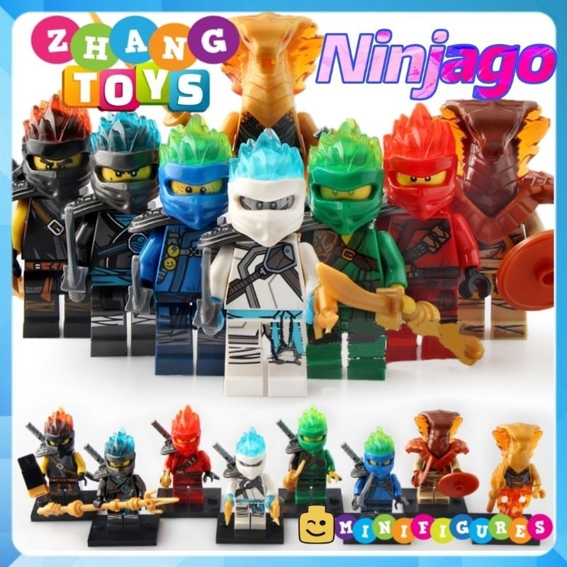 Ninja Snake Jay Snake Toy - Zane - Kai - Lloyd - Nya - Cole Minifigures GA115 122