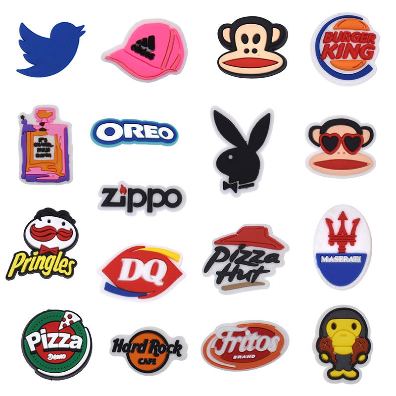 Jibbitz จี้รูปแฮมเบอร์เกอร์น่ารัก เครื่องประดับ สําหรับตกแต่งรองเท้า Crocs ขนมขบเคี้ยว