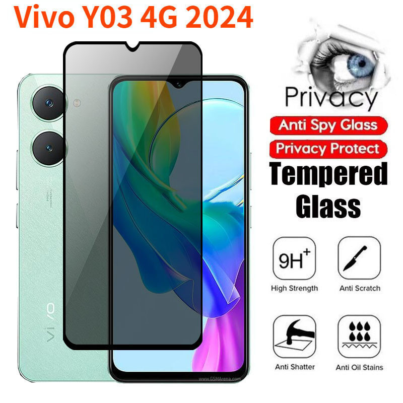 ตรงรุ่น ฟิล์มกระจก สําหรับ Vivo Y18 Y03 Y27s Y27 Y17s Y02t Y02a Y02s Y02 Y01 Y16 ฟิล์มใส ฟิล์มด้าน ฟ