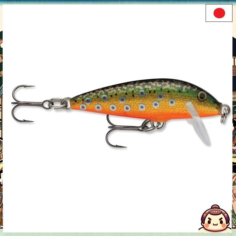 [From Japan] Rapala Countdown 5cm 5g Brook Trout CD5-BTR. A popular lure for catching trout, the Rapala Countdown CD5-BTR is known for its realistic actions and lifelike appearance, making it a go-to choice for many fishermen.