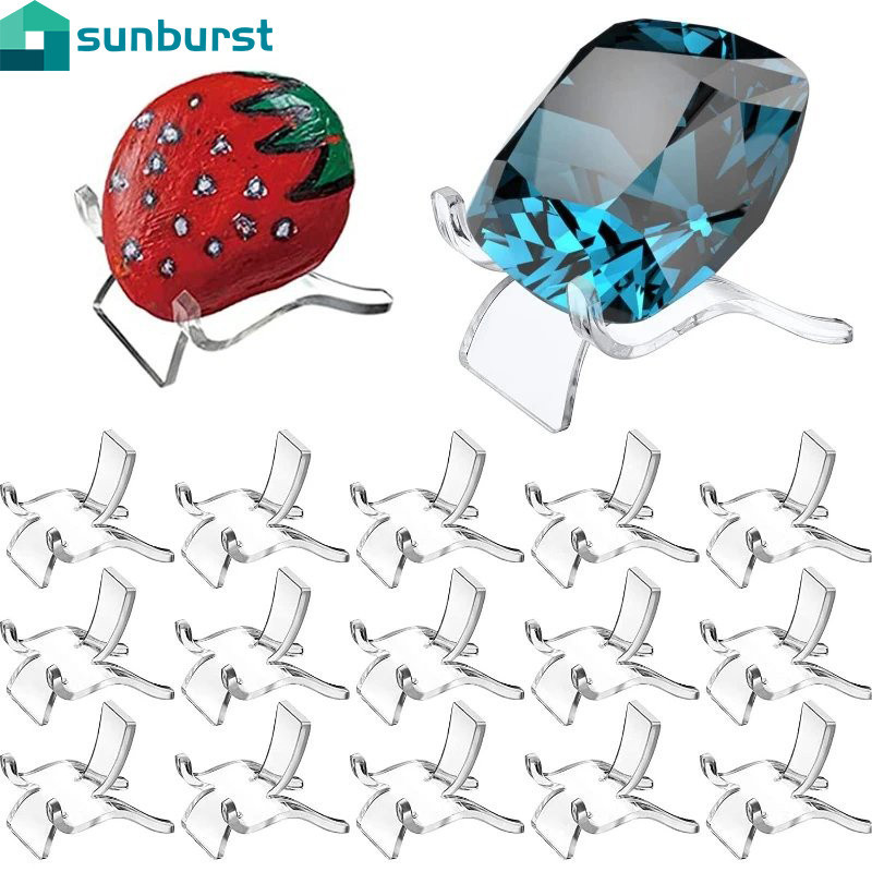 ขาตั้งจอแสดงผลอะคริลิค - Home Desk Organizers - ที่วางโทรศัพท์ขี้เกียจ - ของสะสมโปร่งใส Supporting R