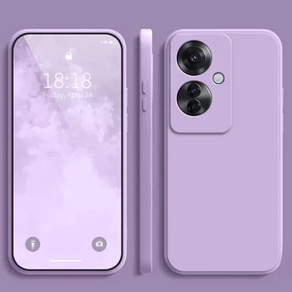 เคส OPPO Reno 11F 5G/Reno 11 5G/Reno11 5G/Reno 10 Pro 5G/Reno 8T 5G สีทึบซิลิโคนเหลวป้องกันการตกเคสโทรศัพท์ YT