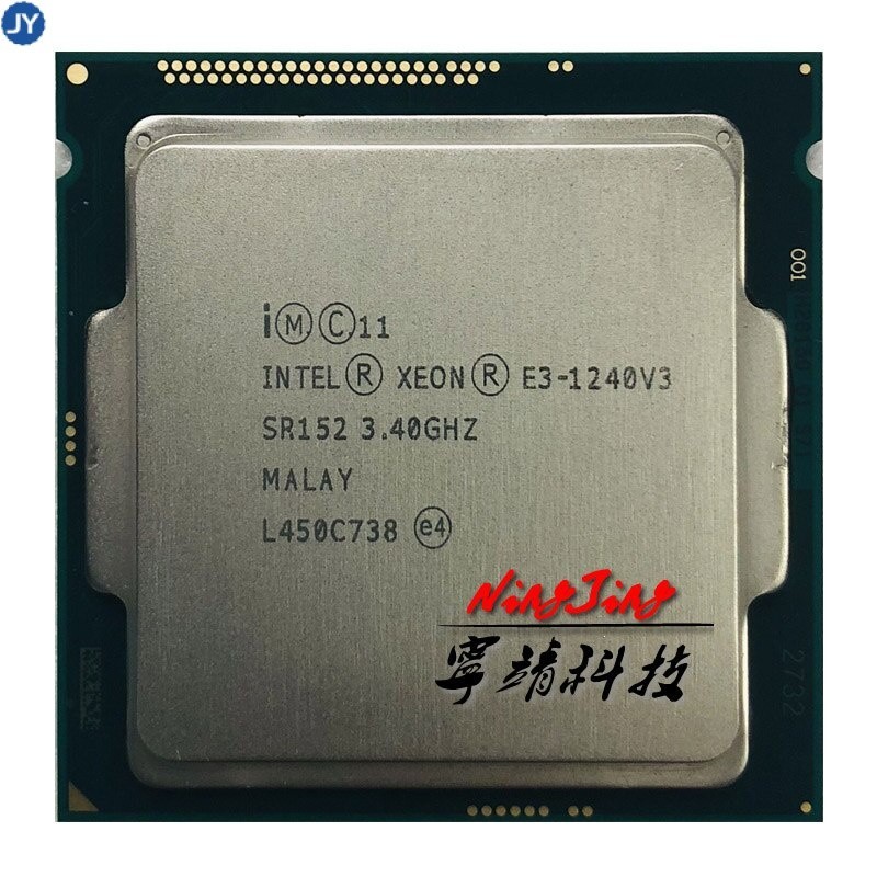 【พร้อมส่ง】intel Xeon E3-1240 V3 E3 โปรเซสเซอร์ CPU 1240v3 E3 1240 V3 3.4 GHz Quad-core แปดเธรด 8 M 80 W LGA 1150