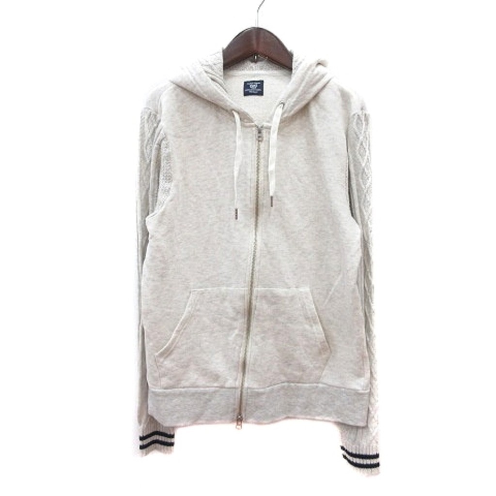 Comsa Commune Hoodie Zip Up Sweat Switch M White Off White Direct from Japan Secondhand