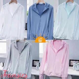 จัดส่งจากประเทศไทย✅ เสื้อกันแดด UPF50+ ผ้าไอซ์ สำหรับกิจกรรมกลางแจ้ง รุ่นใหม่ ชุดฤดูร้อน หลายสี
