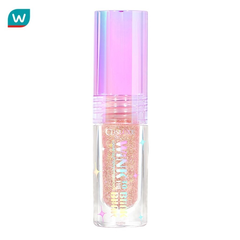 Cosluxe คอสลุคส์ ซุปเปอร์ สตาร์ ลิควิด กลิตเตอร์ 1.5ก.04 พิงกี้ สตาร์