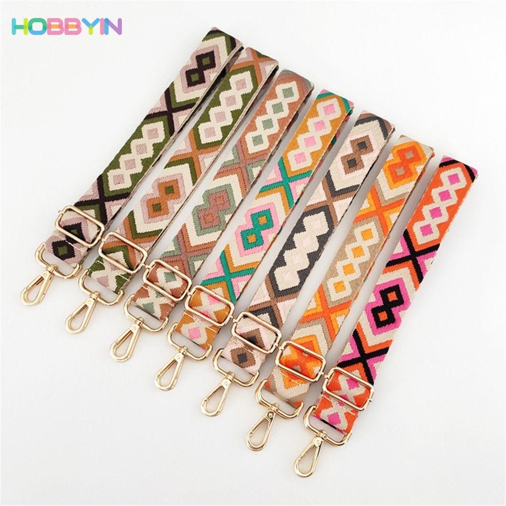 HOBBYIN สายคล้องกระเป๋า แจ็คการ์ด กว้าง 130 ซม. ปรับได้ อุปกรณ์เสริม