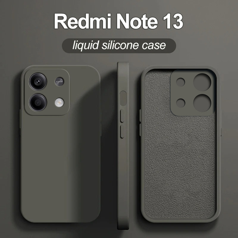 สําหรับredmiหมายเหตุ13 Pro Plus 5GกรณีซิลิโคนเหลวหรูหราสําหรับXiaomi Redmiหมายเหตุ13 Note13 Pro Plusกันกระแทกนุ่ม