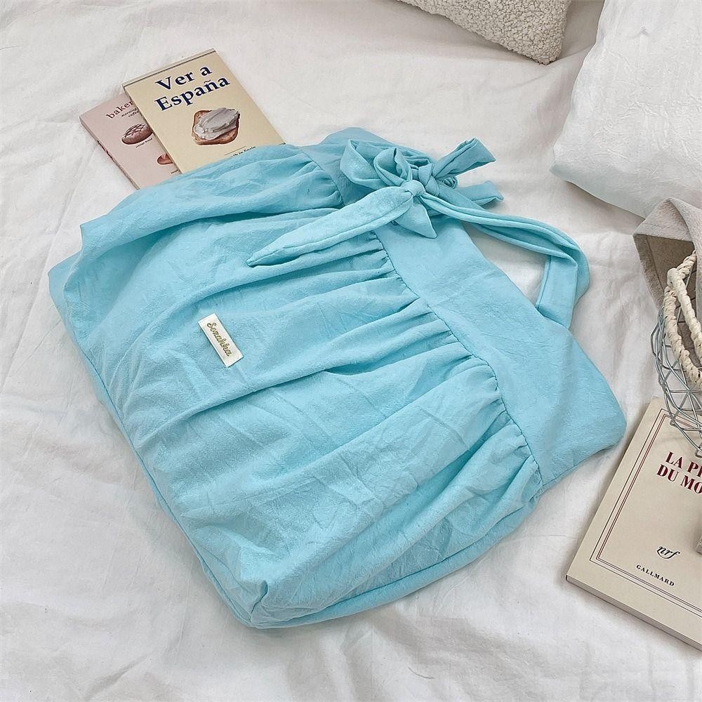 Eniang815 Tote Bag, กระเป๋าสะพายปักหวาน, กระเป๋าถือพิมพ์ลายลําลอง