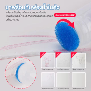 【Agate ของแท้】น้ำยาขจัดคราบผนัง ครีมทำความสะอาดผนัง น้ำยาทำความสะอาดผนัง120gสีทาผนัง น้ำยากำจัดคราบสิ่งสกปรกผนัง