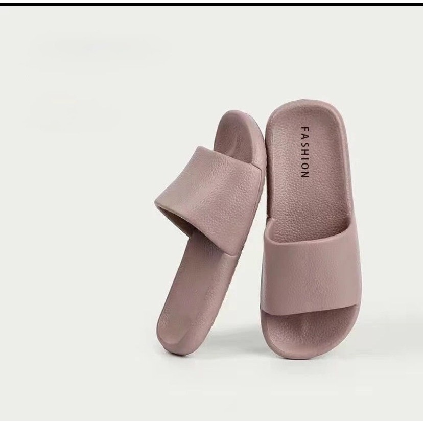 รองเท้าแตะกันลื่นสีพื้นเบสิคเรียบหรูพื้นนิ่มพรีเมี่ยมทรงสวยใส่สบายต้อนรับหน้าร้อน x034 - รูปที่ 7