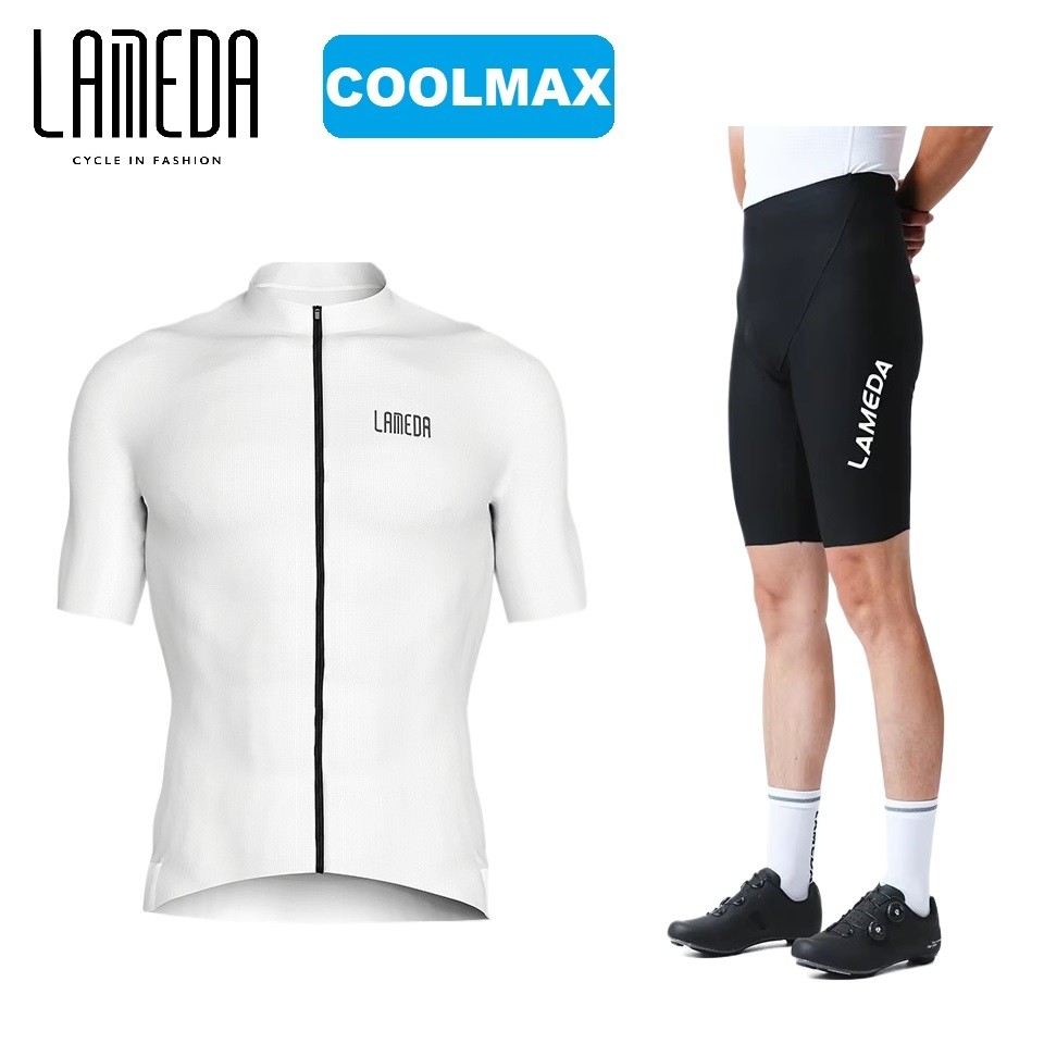 Lameda powerband เสื้อเจอร์ซีย์นักปั่นสําหรับผู้ชายฤดูร้อนขี่จักรยานกางเกงขาสั้นเอี๊ยมขี่จักรยานเสื้อจักรยานระบายอากาศ ราคา ถูกที่สุด ดีลบีเคเค แกลเลอรีภาพที่ 9