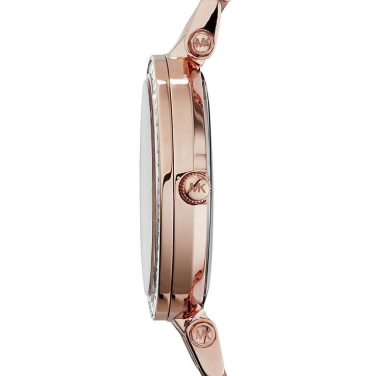 Michael Kors MK3366 Darci Three-Hand Watch with Glitz Accents 33mm