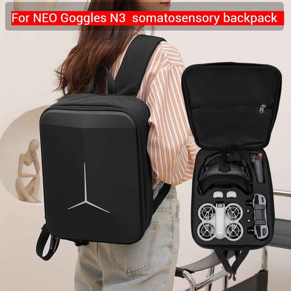 เข้ากันได้กับกระเป๋าเป้สะพายหลัง DJI NEO Goggles N3 Somatosensory Combo และแว่นตา DJI NEO N3 แว่นตา Somatosensory Flying Combo Pack