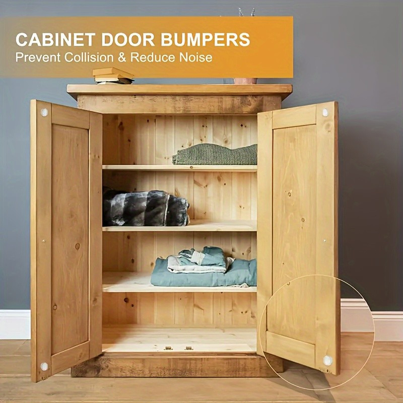 64/100 ชิ้น สติกเกอร์ซิลิโคนป้องกันการชนกัน ติดเอง ลดเสียงรบกวน เม็ดยาง ประตูตู้เสื้อผ้า ตู้กันลื่น ป้องกันการชนกัน - รูปที่ 7