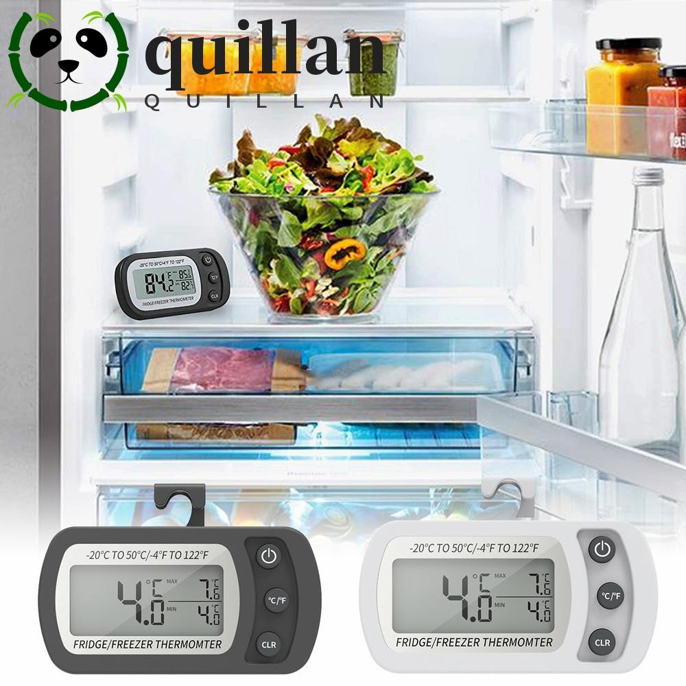 Quillan เครื่องวัดอุณหภูมิตู้แช่แข็งแม่เหล็กตู้เย็นแบบพกพาเครื่องทําความเย็นเครื่องวัดตู้เย็น