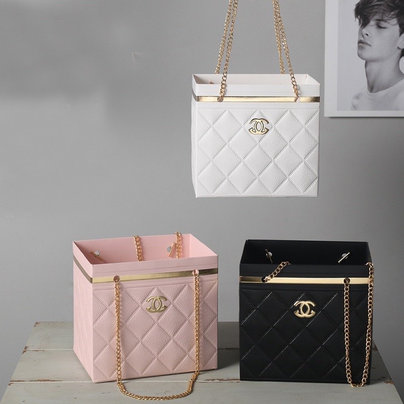 หรูหราสุดๆ กระเป๋า CHA N EL สุดฮอต ตะกร้า ตะกร้าดอกไม้ และของขวัญ