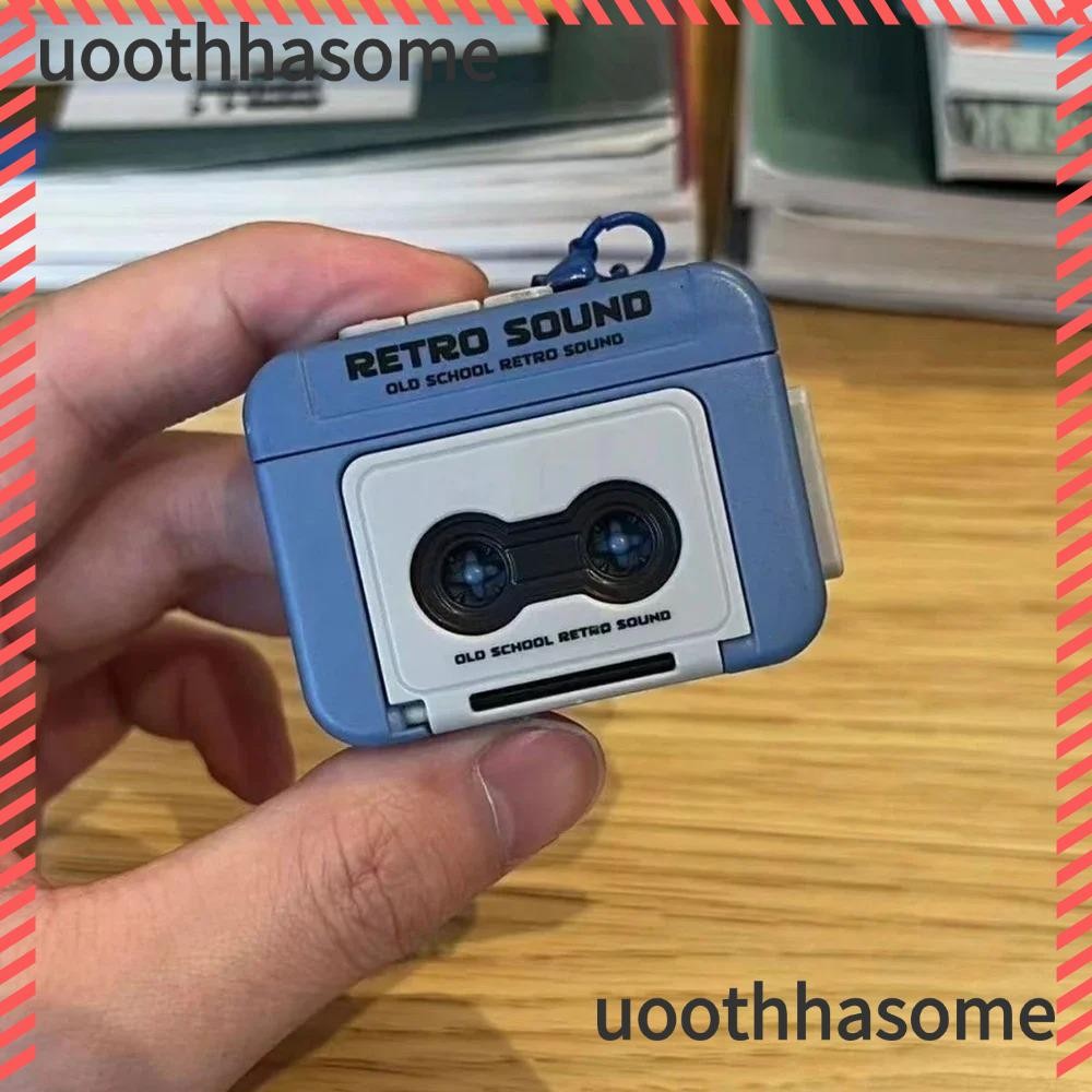 อูธฮาโซเมะที่เก็บกุญแจ,สามารถบันทึกเครื่องดนตรีของเล่นเพลงผู้ถือพวงกุญแจ,กล่องดนตรีจี้พวงกุญแจเคลื่อนไหวพวงกุญแจแบบพกพาวินเทจตกแต่งบ้าน