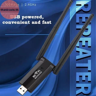 Thankswin 300Mbps 2.4G USB Wireless WiFi Repeater Extender Router WiFi สัญญาณ Booster ยาว Wi-Fi Repeater Access Point th