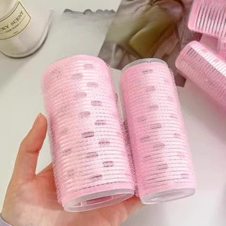 ลูกกลิ้งผมแบบมีกาวในตัวขนาดใหญ่ Hairdressing DIY Curler เครื่องมือเสริมความงามผม