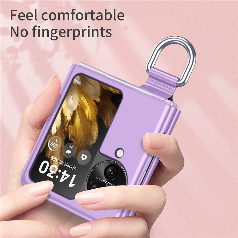 เคสโทรศัพท์มือถือ แบบบางพิเศษ พร้อมแหวนขาตั้ง และสายคล้อง รูปที่ 5