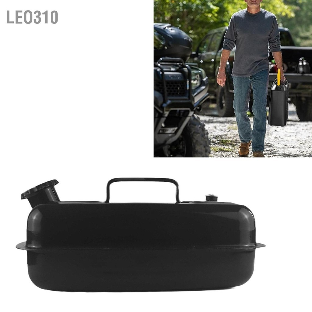 Leo310 Jerry Can 0.8 แกลลอน 3 ลิตรสำหรับน้ำมันเชื้อเพลิงเบนซินถังเก็บแก๊สแบบเหลี่ยมสำหรับรถจักรยานยน