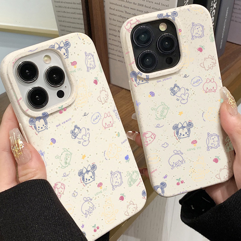 สำหรับ iPhone 11 13 For เคสไอโฟน14 15 12 Pro Max X XS XR 6 7 8 14 15 Plus 12 13MINI การ์ตูนน่ารักตลกรุ่น กรณีซิลิโคนนุ่ม